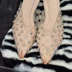 Chic Black and Cream Women's Flats